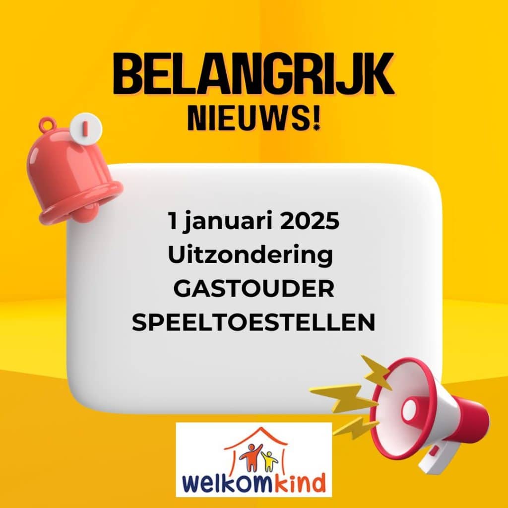 Welkom Kind Uitzondering gastouder speeltoestellen