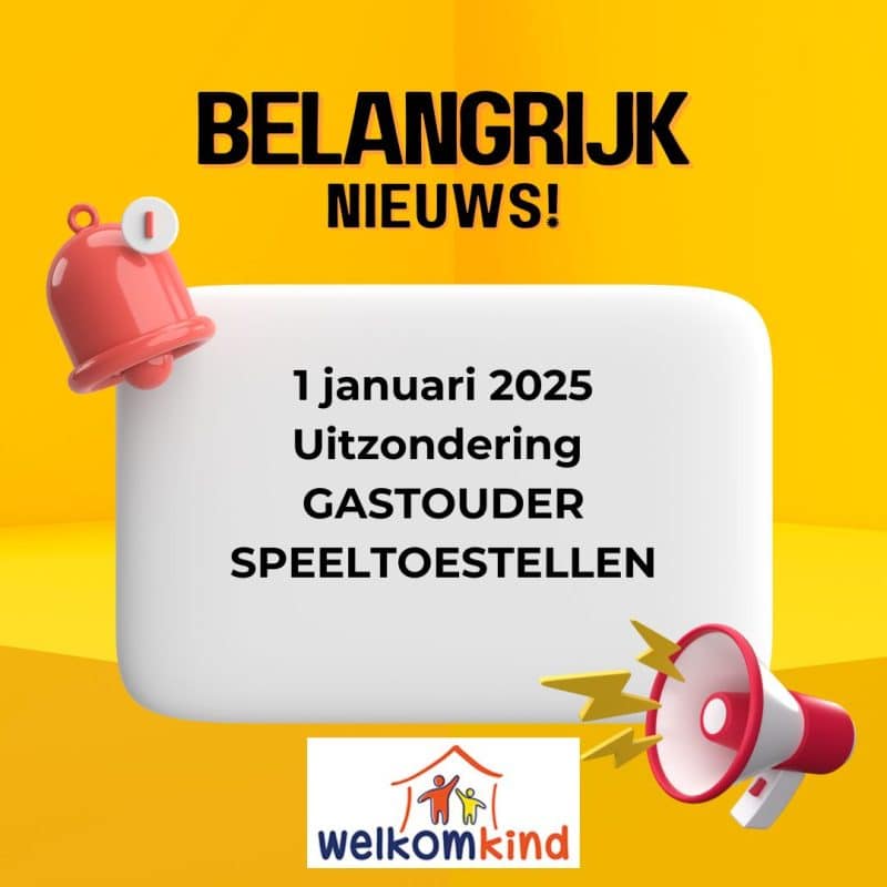 Welkom Kind Uitzondering gastouder speeltoestellen